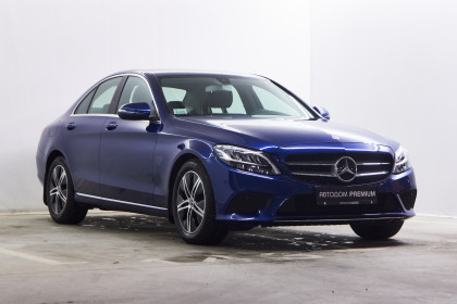 Продажа Mercedes-Benz C-Класс IV (W205) Рестайлинг 180 1.5 AT (156 л.с.) 2019 Синий в Автодом