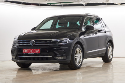 Продажа Volkswagen Tiguan II Allspace 2.0 AMT (150 л.с.) 2018 Черный в Автодом