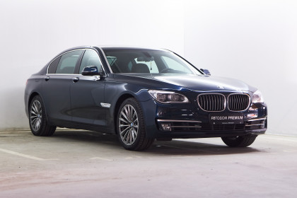 Продажа BMW 7 серии V (F01/F02/F04) Рестайлинг 740Li xDrive 3.0 AT (320 л.с.) 2013 Синий в Автодом