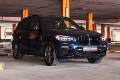 Продажа BMW X3 III (G01) 30i xDrive 2.0 AT (249 л.с.) 2018 Синий в Автодом