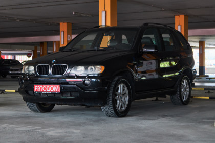 Продажа BMW X5 I (E53) 3.0d 2.9 AT (184 л.с.) 2002 Черный в Автодом