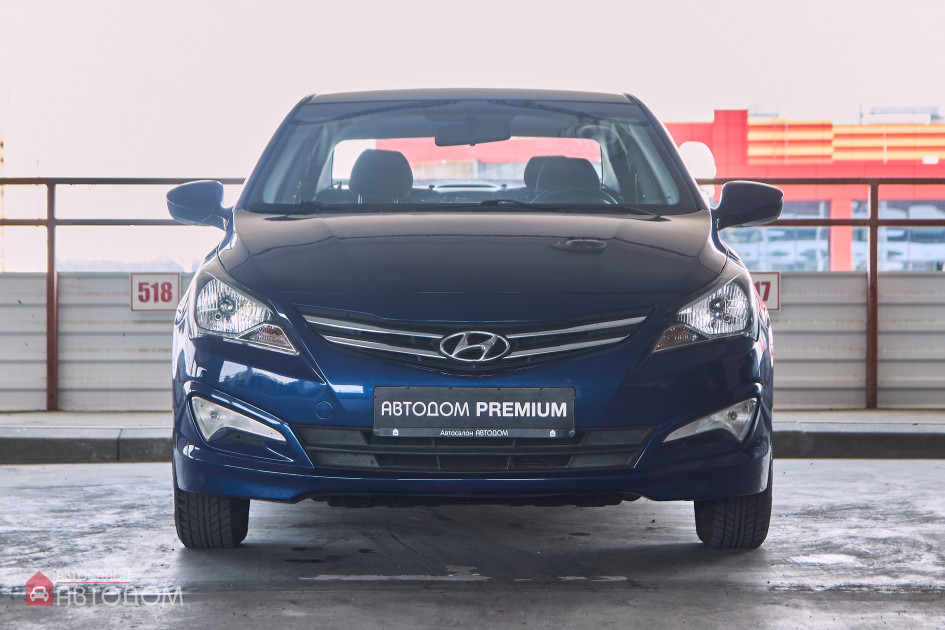 Продажа Hyundai Solaris I Рестайлинг 1.4 MT (107 л.с.) 2015 Синий в Автодом
