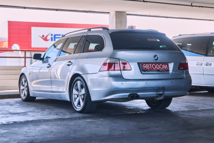 Продажа BMW 5 серии V (E60/E61) Рестайлинг 525d 3.0 AT (197 л.с.) 2007 Серебристый в Автодом