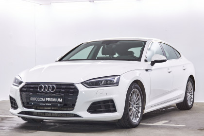 Продажа Audi A5 II (F5) 2.0 AMT (190 л.с.) 2017 Белый в Автодом