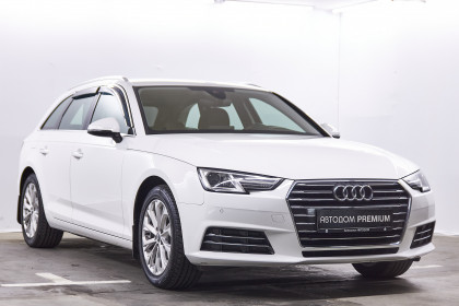 Продажа Audi A4 V (B9) 2.0 AMT (150 л.с.) 2018 Белый в Автодом