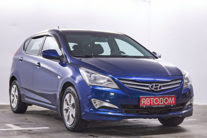 Продажа Hyundai Solaris I Рестайлинг 1.6 MT (123 л.с.) 2015 Синий в Автодом