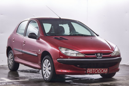 Продажа Peugeot 206 I 1.9 MT (69 л.с.) 2000 Бордовый в Автодом