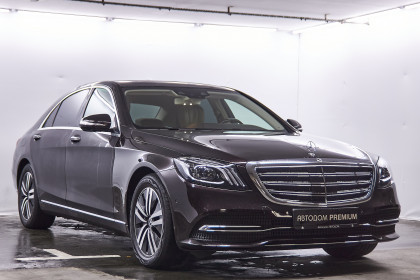 Продажа Mercedes-Benz S-Класс VI (W222, C217) Рестайлинг 400 d Long 2.9 AT (340 л.с.) 2019 Черный в Автодом