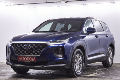 Продажа Hyundai Santa Fe IV 2.4 AT (188 л.с.) 2019 Синий в Автодом