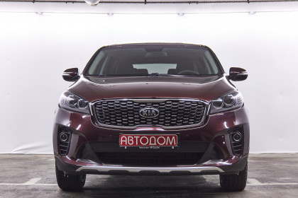 Продажа Kia Sorento III Prime Рестайлинг 2.4 AT (188 л.с.) 2018 Бордовый в Автодом