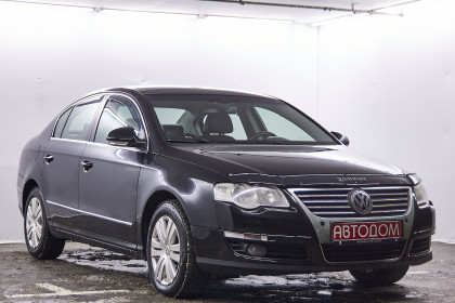 Продажа Volkswagen Passat B6 2.0 AT (136 л.с.) 2007 Черный в Автодом