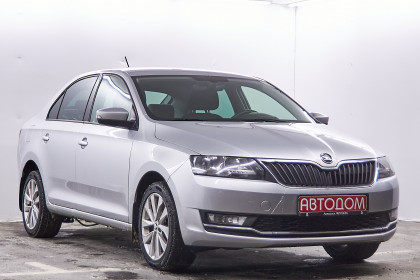 Продажа Skoda Rapid I Рестайлинг 1.4 AMT (125 л.с.) 2018 Серебристый в Автодом