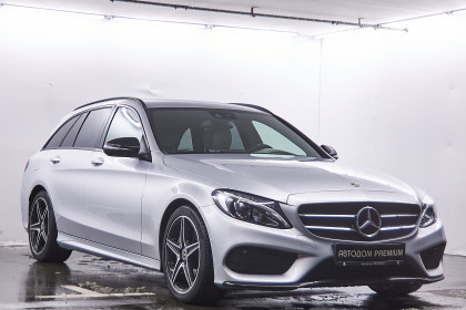 Продажа Mercedes-Benz C-Класс IV (W205) 220 d 9G-TRONIC 2.1 AT (170 л.с.) 2018 Серебристый в Автодом