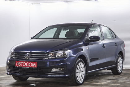 Продажа Volkswagen Polo V Рестайлинг 1.6 MT (105 л.с.) 2015 Синий в Автодом