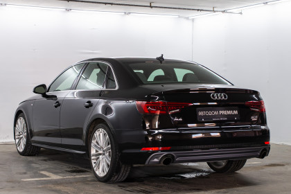 Продажа Audi A4 V (B9) 2.0 AMT (190 л.с.) 2018 Черный в Автодом