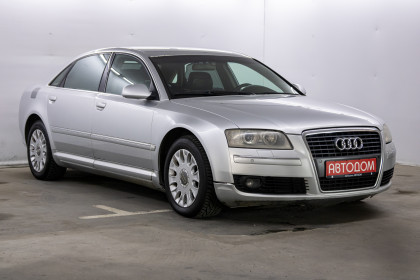 Продажа Audi A8 II (D3) Рестайлинг 3.1 CVT (260 л.с.) 2006 Серебристый в Автодом