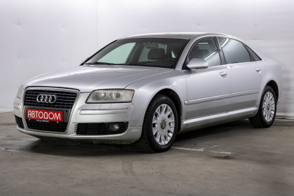 Продажа Audi A8 II (D3) Рестайлинг 3.1 CVT (260 л.с.) 2006 Серебристый в Автодом