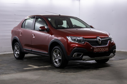 Продажа Renault Logan II Рестайлинг Stepway 1.6 MT (82 л.с.) 2019 Бордовый в Автодом