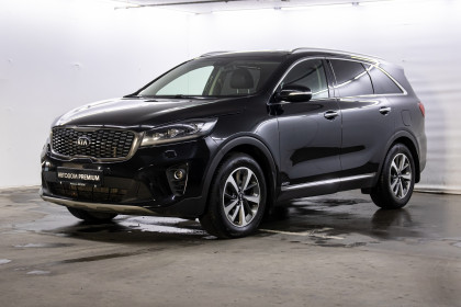 Продажа Kia Sorento III Prime Рестайлинг 2.2 AT (200 л.с.) 2018 Черный в Автодом