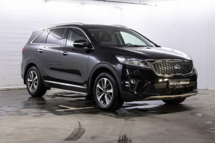 Продажа Kia Sorento III Prime Рестайлинг 2.2 AT (200 л.с.) 2018 Черный в Автодом