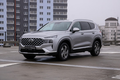 Продажа Hyundai Santa Fe IV Рестайлинг 2.5 AT (194 л.с.) 2021 Серый в Автодом