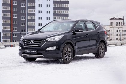 Продажа Hyundai Santa Fe III 2.2 AT (197 л.с.) 2014 Черный в Автодом