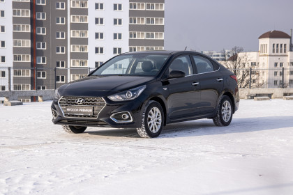 Продажа Hyundai Accent V 1.6 AT (130 л.с.) 2018 Черный в Автодом