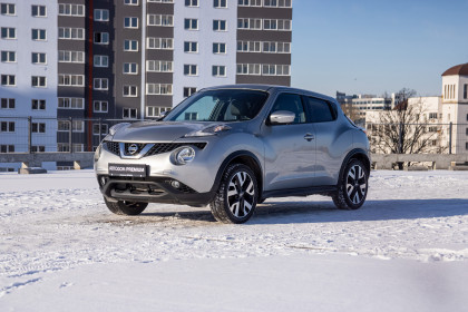 Продажа Nissan Juke I Рестайлинг 1.6 CVT (190 л.с.) 2014 Серебристый в Автодом