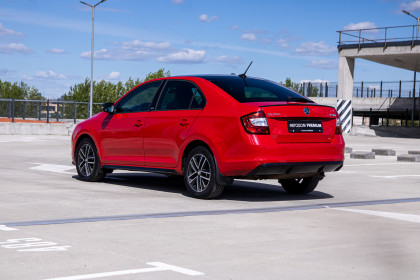 Продажа Skoda Rapid I Рестайлинг 1.4 AMT (125 л.с.) 2019 Красный в Автодом