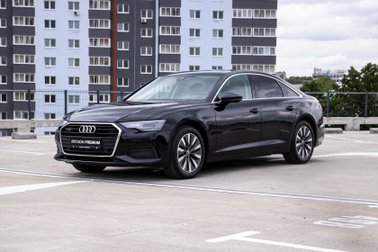 Продажа Audi A6 V (C8) 55 TFSI 3.0 AMT (340 л.с.) 2019 Черный в Автодом