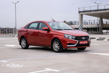 Продажа Lada (ВАЗ) Vesta I 1.6 AMT (106 л.с.) 2016 Бордовый в Автодом