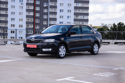 Купить Skoda Rapid I 1.2 MT (105 л.с.) 2013 Черный в Автодом Продажа Skoda Rapid I 1.2 MT (105 л.с.) 2013 Черный в Автодом