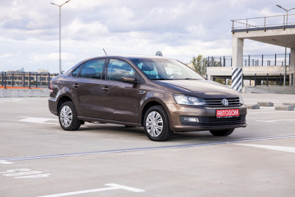Продажа Volkswagen Polo V Рестайлинг 1.4 AMT (125 л.с.) 2018 Коричневый в Автодом
