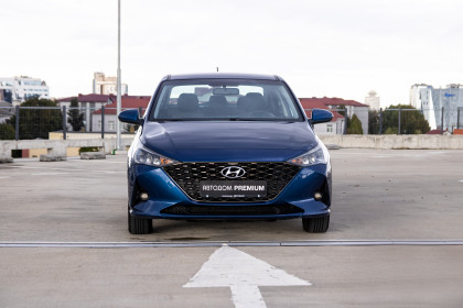 Продажа Hyundai Accent V Рестайлинг 1.6 AT (123 л.с.) 2021 Синий в Автодом