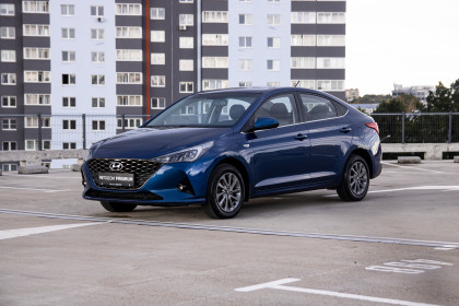 Продажа Hyundai Accent V Рестайлинг 1.6 AT (123 л.с.) 2021 Синий в Автодом