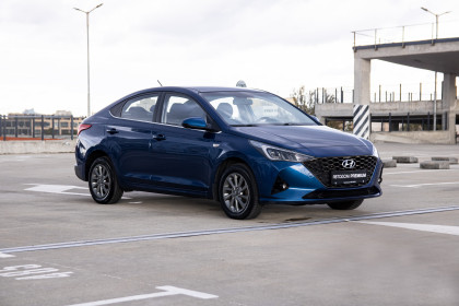 Продажа Hyundai Accent V Рестайлинг 1.6 AT (123 л.с.) 2021 Синий в Автодом