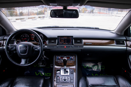 Продажа Audi A8 II (D3) Рестайлинг 2 4.1 AT (326 л.с.) 2007 Черный в Автодом