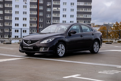 Купить Mazda 6 II (GH) 1.8 MT (120 л.с.) 2007 Черный в Автодом Продажа Mazda 6 II (GH) 1.8 MT (120 л.с.) 2007 Черный в Автодом