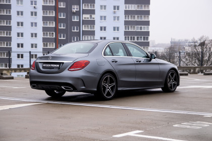 Продажа Mercedes-Benz C-Класс IV (W205) Рестайлинг 220 d 2.0 AT (194 л.с.) 2018 Серый в Автодом