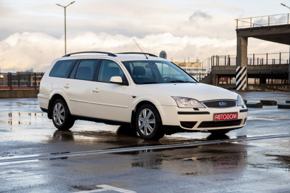 Продажа Ford Mondeo III Рестайлинг 2.0 AT (130 л.с.) 2005 Белый в Автодом