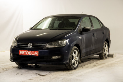 Продажа Volkswagen Polo V Рестайлинг 1.6 AT (110 л.с.) 2017 Синий в Автодом