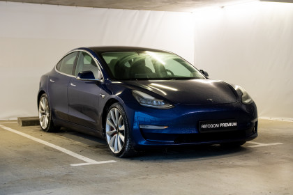 Продажа Tesla Model 3 I Performance 0.0 AT (534 л.с.) 2018 Синий в Автодом