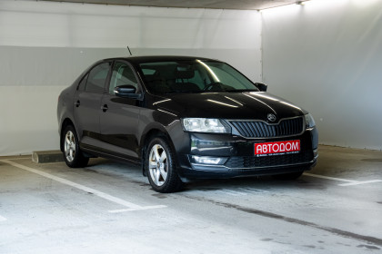 Продажа Skoda Rapid I Рестайлинг 1.6 MT (110 л.с.) 2018 Черный в Автодом