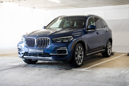 Продажа BMW X5 IV (G05/G18) 40i 3.0 AT (340 л.с.) 2019 Синий в Автодом