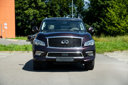 Продажа Infiniti QX80 I Рестайлинг 5.6 AT (405 л.с.) 2016 Бордовый в Автодом