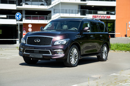Продажа Infiniti QX80 I Рестайлинг 5.6 AT (405 л.с.) 2016 Бордовый в Автодом