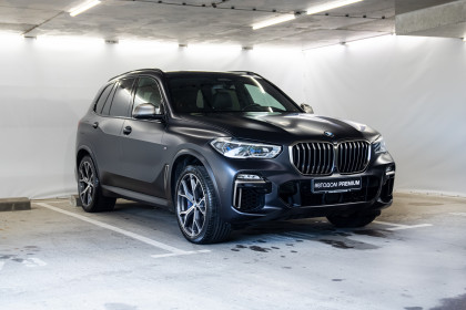 Продажа BMW X5 IV (G05/G18) M50d 3.0 AT (400 л.с.) 2020 Синий в Автодом