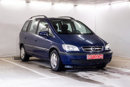 Продажа Opel Zafira A Рестайлинг 1.6 MT (101 л.с.) 2003 Синий в Автодом